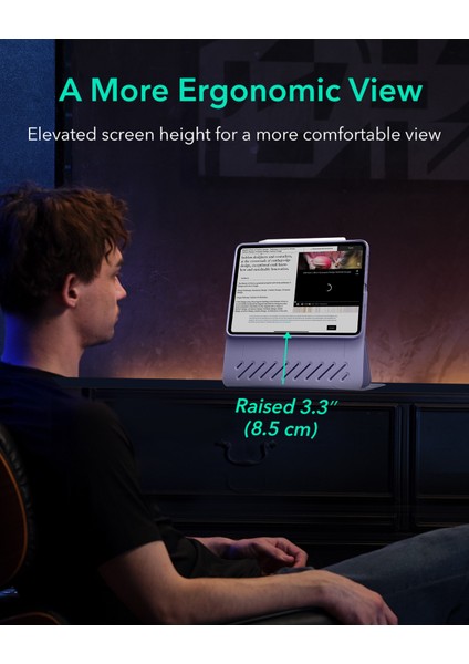 iPad Pro 11 (M2-4.Nesil) (M4-7. Nesil)(2024) Shift Manyetik Kılıf