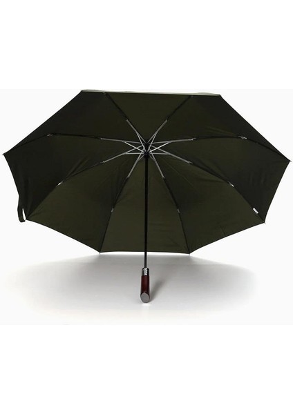 Parachase Premium Ahşap Kavrama Büyük Boy Otomatik 3 Kademeli Şemsiye 3262