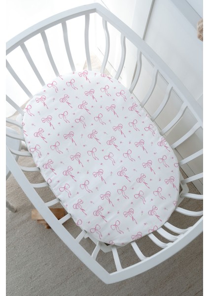 Park Beşik Nevresim Takımı (80X120) - Pureline Series - Dainty Bows modelleri