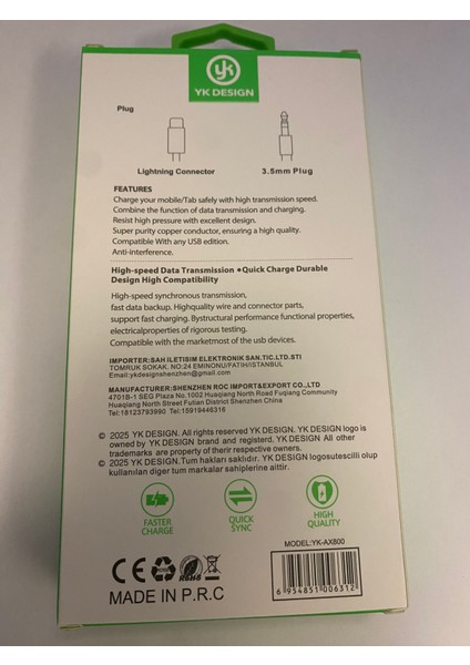 Iphone Aux Audio Dönüştürücü Kablo fiyatları