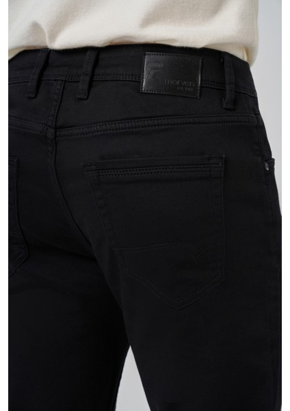 Erkek Siyah Denim 5 Cep Dynamic Fit Jean Kot Pantolon indirimleri