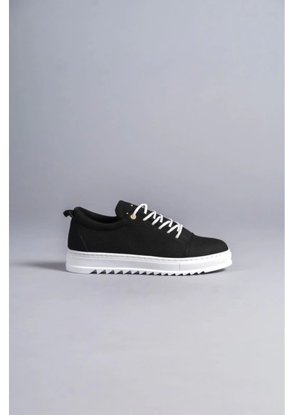 SLW152 Cool Bağcıklı Keten Erkek Günlük Spor Klasik Ayakkabı Kbt - Siyah fırsatları