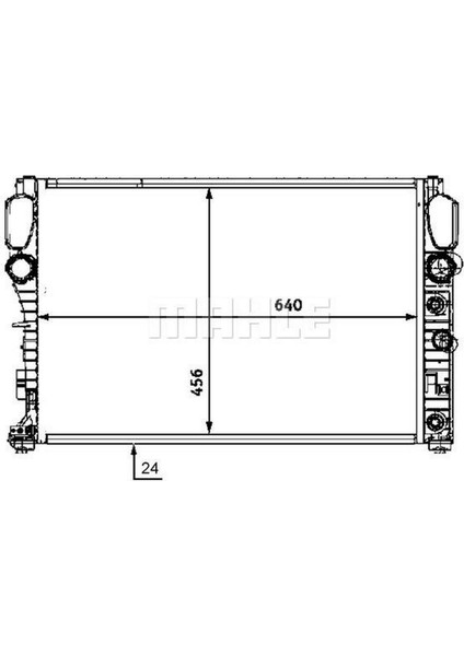 Motor Su Radyatoru Mercedes M272 OM646 C219 W211 S211 Dpmah