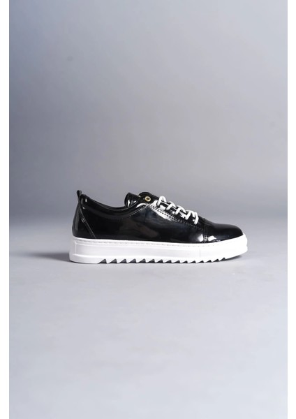 SLW152 Cool Bağcıklı Rugan Erkek Günlük Spor Klasik Ayakkabı Rbt - Siyah fırsatları