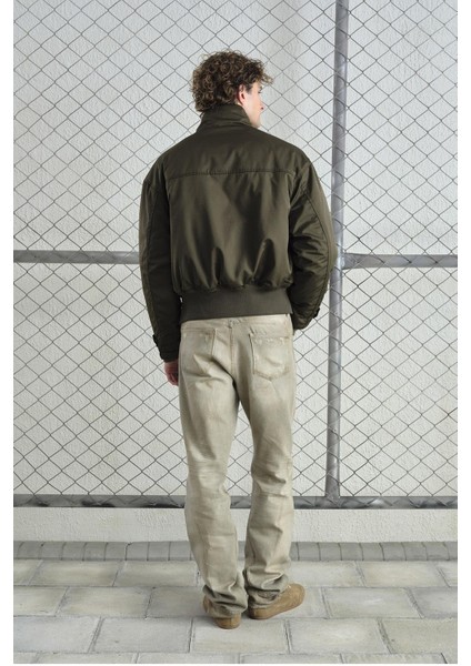 Teknik Haki Bomber Ceket modelleri