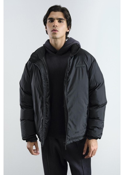 Basıc Şişme Siyah Mont indirimleri