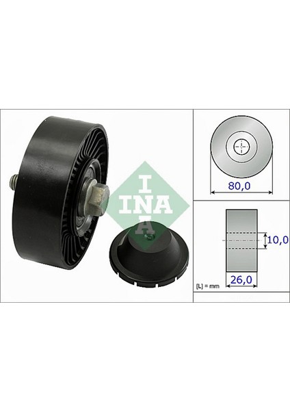 Xmpdby Alternatör Gergi Rulmani Bmw E81-E87-E88-E90-E91-E92-E93-E60-E61-E63-E64-E65-E83-E84-E85-E89-E70