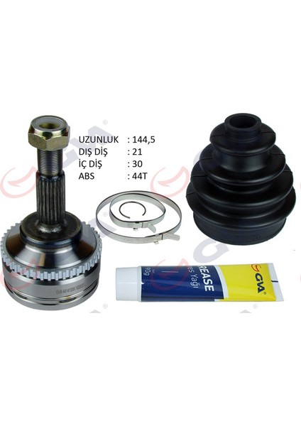 Depomix Aks Kafasi Diş Ön Clio Ii 98-05 Kangoo 98-08 1.5 Dci Abs Li 44DİŞ 21X30X52.2 144.5MM