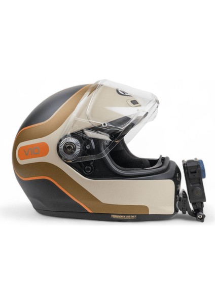 Hjc V10 Kask İçin Aksiyon Kamerası Kask Çene Bağlantı Aparatı Chin Mount
