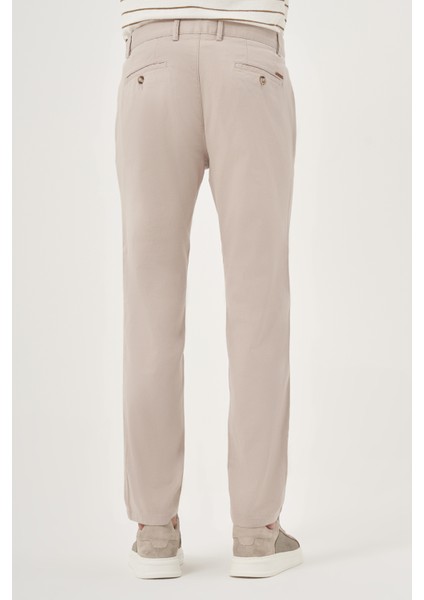 Erkek Taş Yazlık Pamuk Yan Cep Slim Fit Chino Pantolon indirimleri