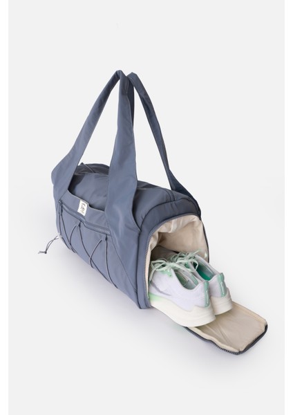 Kadın Spor ve Yoga Çantası – Çok Cepli, Ayakkabı Bölmeli, Lastik Detaylı, Fermuarlı Ön Cep indirimleri
