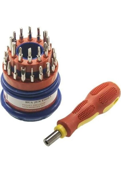 30 Parça Elektronik Tornavida Seti Kutulu - 30 Uçlu Tornavida Seti