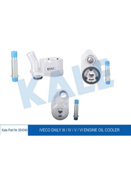 Depomix Yağ Soğutucu Soğutucu Iveco Daily Iii-Iv-V-Vi Yağ Soğutucu