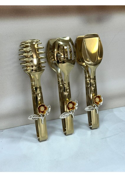 3 Lü Güllü Gold Maşa modelleri