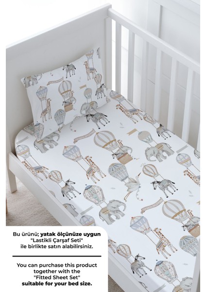 Bebek Boy Nevresim Takımı (100X150) - Pureline Series - Dreamland Safari modelleri
