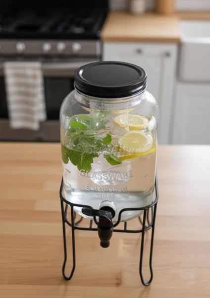 Cam Sebil - Çok Amaçlı Şerbetlik - 4 Litre modelleri