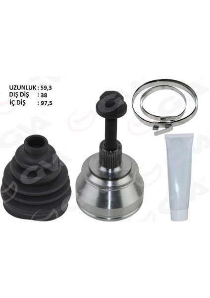 Xmpdby Aks Kafasi Diş A6 2.0 Tdi 05- Blb-Bre 2.0 Tdi