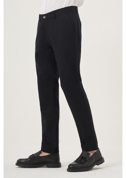 Erkek Siyah Yazlık Pamuk Yan Cep Slim Fit Chino Pantolon modelleri