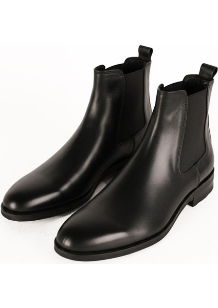 Klasik Deri Siyah Bot fiyatları