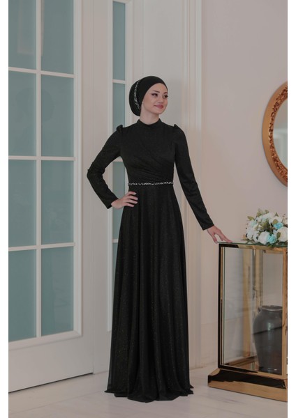 Simli Şifon Abiye Işıl fiyatları