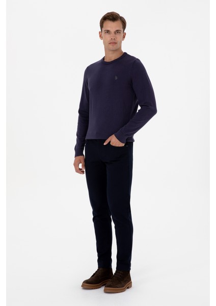 Erkek Lacivert Pantolon (Kanvas-Chino) 50310340-VR033