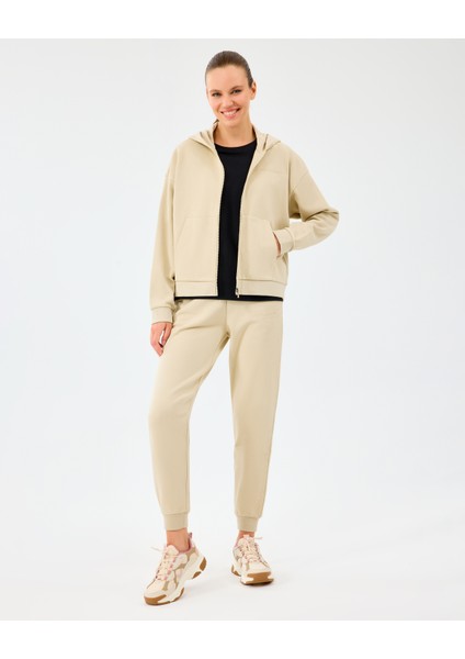 W Essential Full Zip Sweatshirt Kadın Gri Sweatshirt S2610016-1550 modelleri