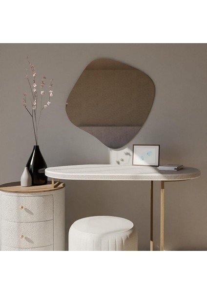 Haloform LED Ayna – Organik Form Modern Duvar Aynası indirimleri