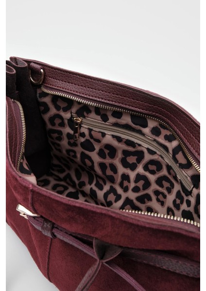 %100 Hakiki Süet Deri Fermuar Kapama ve Uzun Askı Detaylı Kadın El ve Omuz Çantası indirimleri