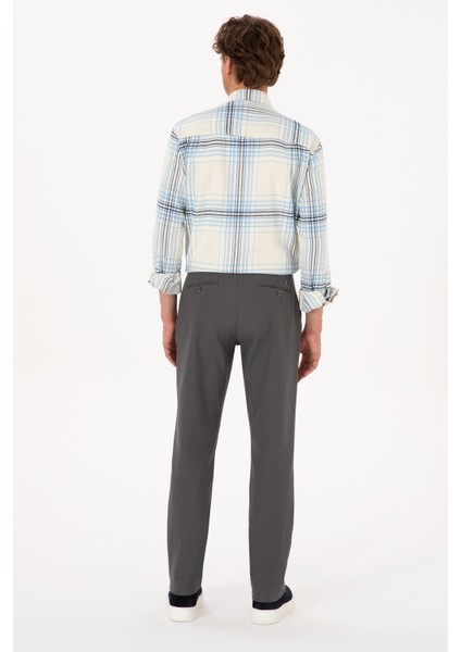 Erkek Gri Pantolon (Kanvas-Chino) 50311605-VR024 fırsatları