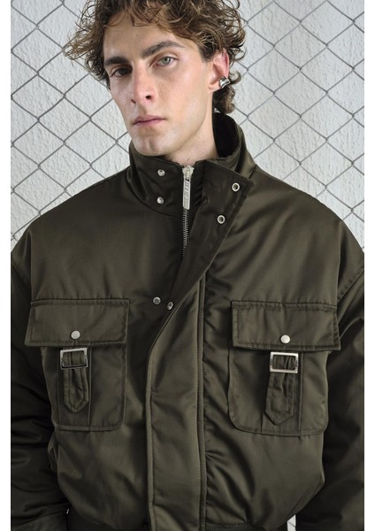 Teknik Haki Bomber Ceket indirimleri