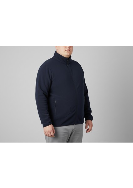 Erkek Polar Fermuarlı Yakalı Sweatshirt Battal Kalıp Geniş Beden modelleri