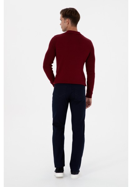 Erkek Lacivert Pantolon (Kanvas-Chino) 50311612-VR033 fırsatları