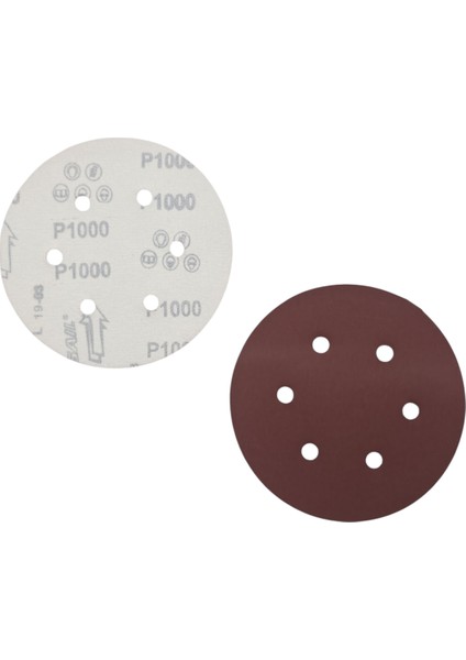 Fixonic Valiente VAL15095 150MM P1000 (1000 Kum) Delikli Cırt Zımpara (100 Adet)