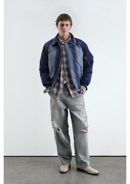 Efektli Bomber Ceket