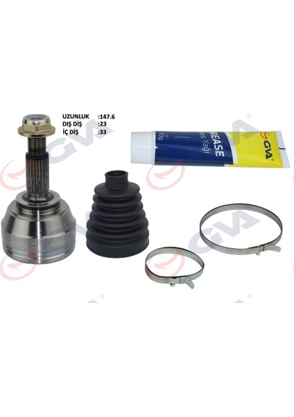 Depomix Aks Kafasi Diş Ön Clio Iv 1.5 Dci 12- 75-90HP - 16- 110HP 8 Misketli 23X33X49 144MM