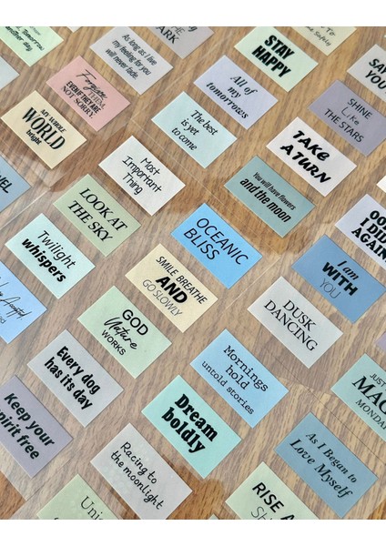 Vintage Memory Tags Temalı Şeffaf 6 Yaprak 60 Adet Pet/bullet Journal/etiket/çıkartma/ Scrapbook fırsatları