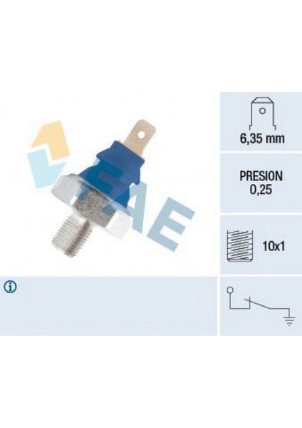 Depomix Yağ Basinç Müşürü Transporter T4-Golf-Passat-A4 1.9-2.5 Tdi 1z-Abl-Acv 1 Kutup 0.15-0.35 Bar