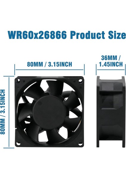 WR60X26866 Geliştirilmiş Buzdolabı Buharlaştırıcı Fan Motoru, Ge Buzdolabına Uygun, V80E14MS2A3-57A611 ve WR60X26030'UN Yerini Alır (Yurt Dışından) fırsatları