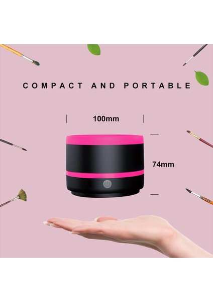 Boya Fırçası Temizleyici, Elektrikli Boya Fırçası Temizleyici Durulama Kabı, Boyama Fırçası, Sanatçı Fırçası Temizleme Yıkama Fırçası A (Yurt Dışından) fiyatları