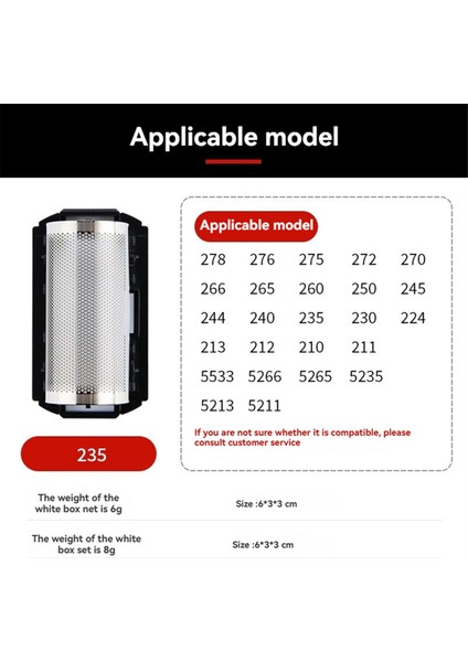 Braun 235, 278, 276, 275, 272, 270, 266 Elektrikli Tıraş Makinesi Folyosu ve Kesici Aksesuarları Için 2 Adet Yedek Tıraş Makinesi Başlığı (Yurt Dışından) fırsatları
