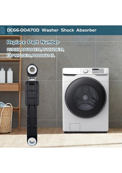 Samsung Çamaşır Makineleri Için 4 Adet DC66-00470D Amortisör WF45R6300AV/US WF45T6000AP/US AP6884239,PS12720639 (Yurt Dışından) fiyatları