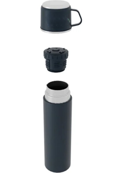 500 ml Bardaklı Paslanmaz Çelik Termos Çift Kat Isı Yalıtımlı Sıcak ve Soğuk Içecek Saklama