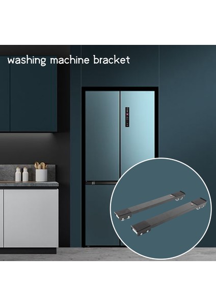 Çamaşır Makinesi Standı Hareketli Ayarlanabilir Buzdolabı Tabanı Mobil Makara Braketi Evrensel Ev Aletleri Mobilya A (Yurt Dışından) fırsatları