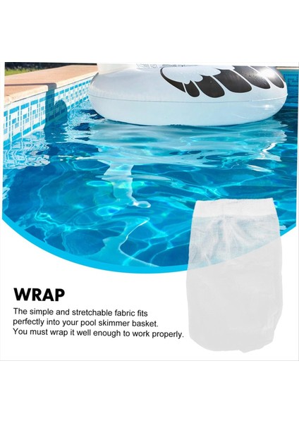 Yüzme Havuzları Skimmer Sepet Çantası Elastik Filtre Beyaz Esneklik Ayırıcı Havuz Skimmer Net Ince Örgü Net Çanta (Yurt Dışından) modelleri