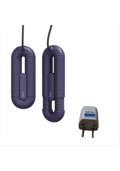 Taşınabilir Ayakkabı Kurutucular Tel Kontrol Isıtma Ayakkabı Kurutucu Deshumidificador Koku Giderici Makinesi Teleskopik Ab-Fiş Mor (Yurt Dışından)