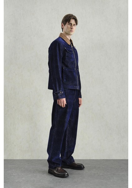 Gold Detaylı Lacivert Ceket modelleri