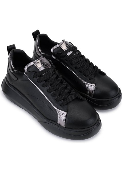 Kadın Suni Deri Siyah/antrasit Sneakers & Spor Ayakkabı 1009 2200 Bn Ayk SK25-26 Sıyah/antrasıt fiyatları
