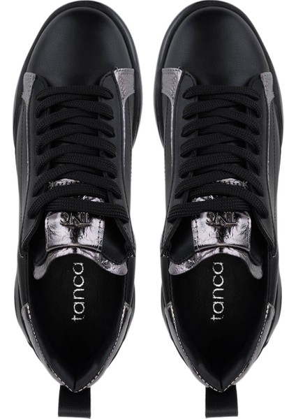 Kadın Suni Deri Siyah/antrasit Sneakers & Spor Ayakkabı 1009 2200 Bn Ayk SK25-26 Sıyah/antrasıt indirimleri