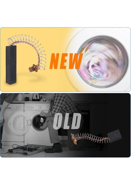 Adet Çamaşır Makinesi Karbon Fırçaları 154740 Karbon Fırçalar Motorlu Çamaşır Makinesi Için Karbon Fırçalar (Yurt Dışından) fırsatları