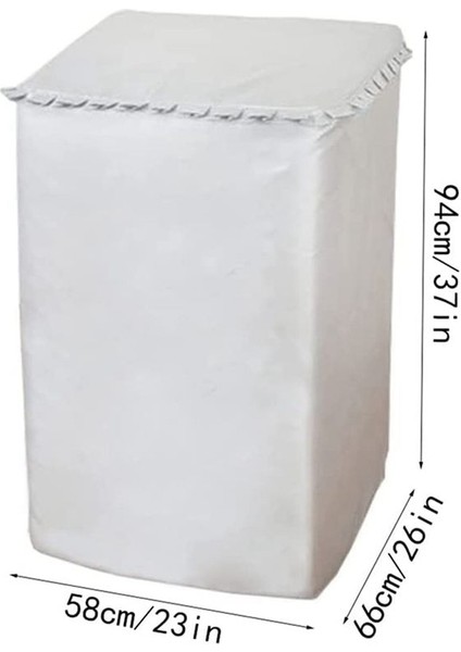 Üstten Yüklü Çamaşır Makinesi Kurutucu Kapak Koruyucu Yıkayıcı Için Toz Geçirmez Su Geçirmez Uv Koruma Yıkama Koruyucu Simli M (Yurt Dışından) fırsatları